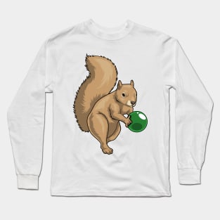 Squirrel Bowling Bowling ball Long Sleeve T-Shirt